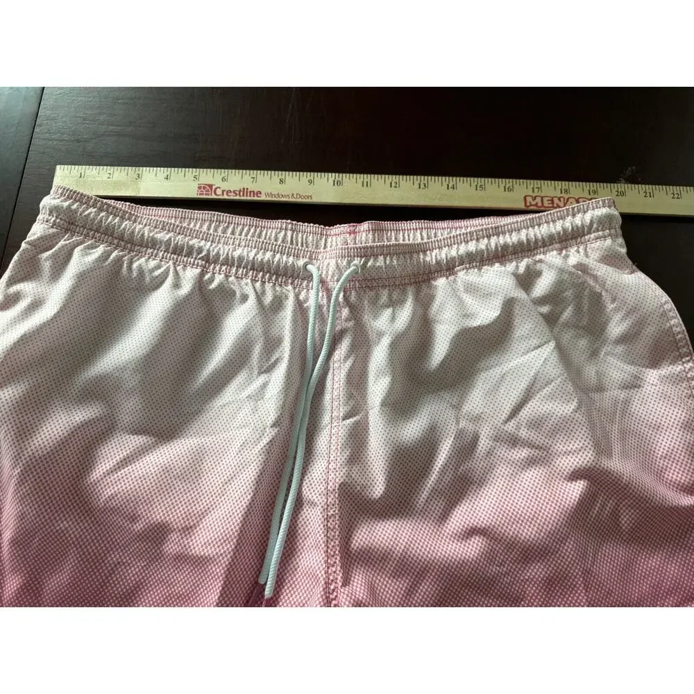 Calvin Klein Men's UPF 40+ Gradient Volley Swim Trunks,‎ Pink XXL NEW with tags